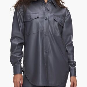 Good American Better than Leather Shacket